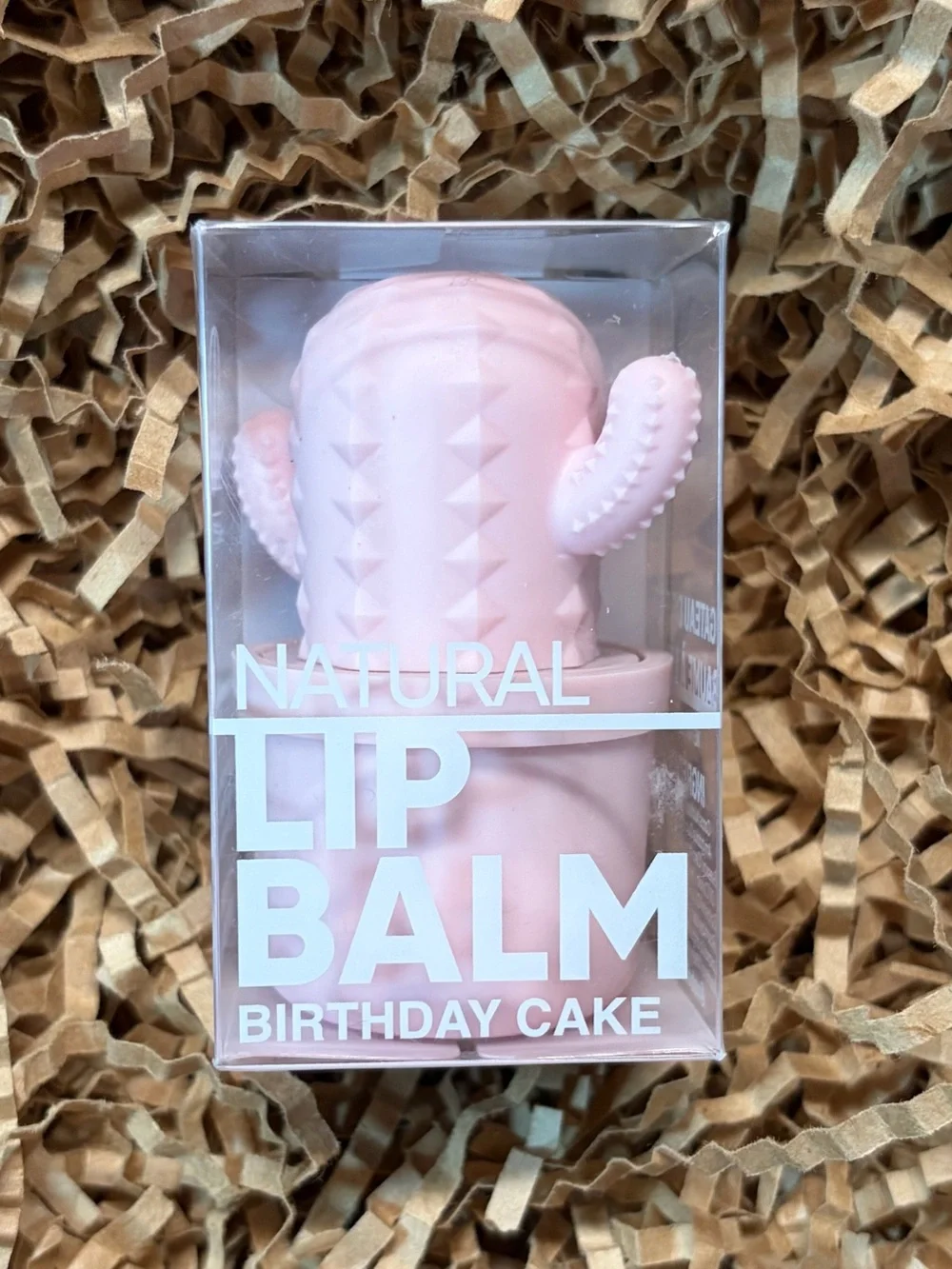 Rebels Refinery Pink Cactus Birthday Cake Lip Balm